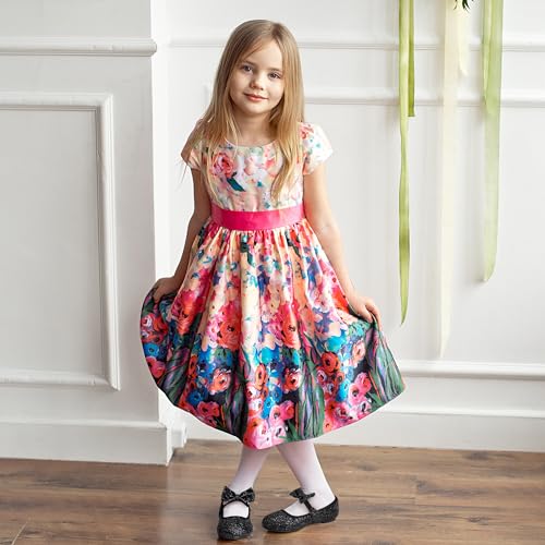 Girls Dress Shoes Mary Jane Flats Bowknot Cute Shoes for Little Big Kid2