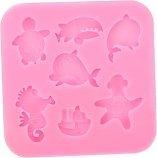 1pc Cartoon Dolphin and Mold Non-stick Multi-purpose Ice and Baking Accessory for Crafts Cake Decorating and Fudge Making