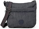 Verschluss: Reißverschluss Kipling Damen Arto Umhängetasche Blau (Active Denim)
