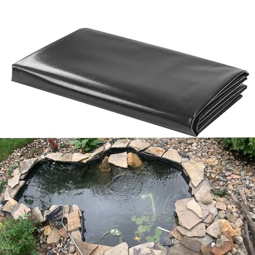 Bâche imperméable doublure d'étang 4x8,8m protection sans danger poissons