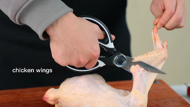 OMDAR Kitchen Scissors All Purpose 3 Pack - Heavy Duty Stainless Steel Cooking Shears for Cutting Meat, Food, Fish, Poultry Multipurpose Sharp Sissors for Dishwasher Safe