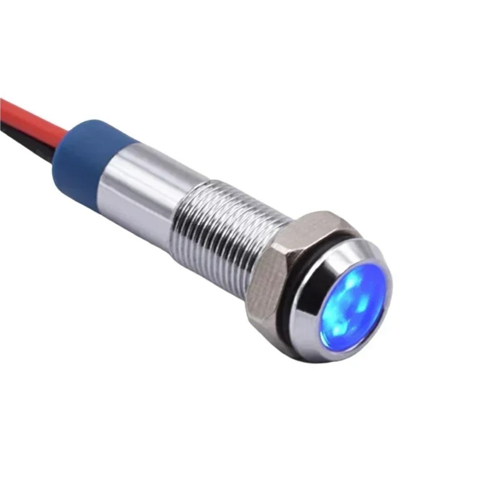 Luz indicadora moto azul 6mm ideal para renovar salpicadero y cuadros 5