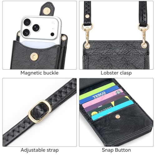 Image of Peacocktion Small Crossbody Cell Phone Purse for Women, Lightweight Mini Small Crossbody Bags for Women with Card Slots