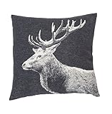 david fussenegger kissenhülle sylt 50 x 50 Hersteller: David Fussenegger David Fussenegger - Kissenhülle -SILVRETTA - Hirsch - anthrazit - 85% Baumwolle, 8% Viskose, 7% Polyacryl - 50/50