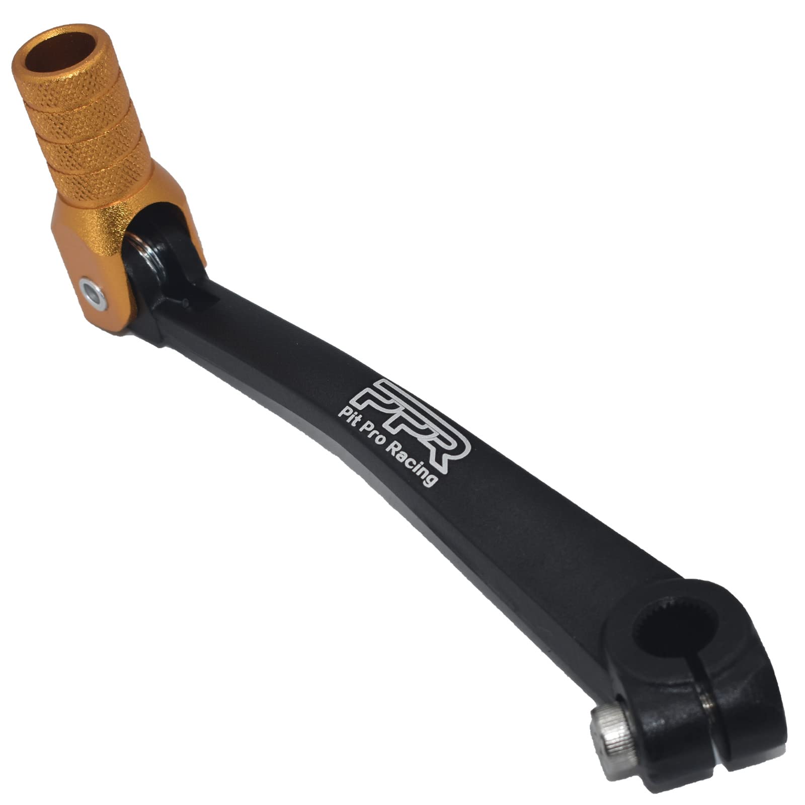 CNC Aluminum Gear Shifter Lever, Foldable Pedal Shifter Lever Fit for CRF50 XR50 XR CRF 50cc 110cc 250cc Dirt Pit Monkey Bike Motorcycle ATV Quad (Black&amp;Golden)