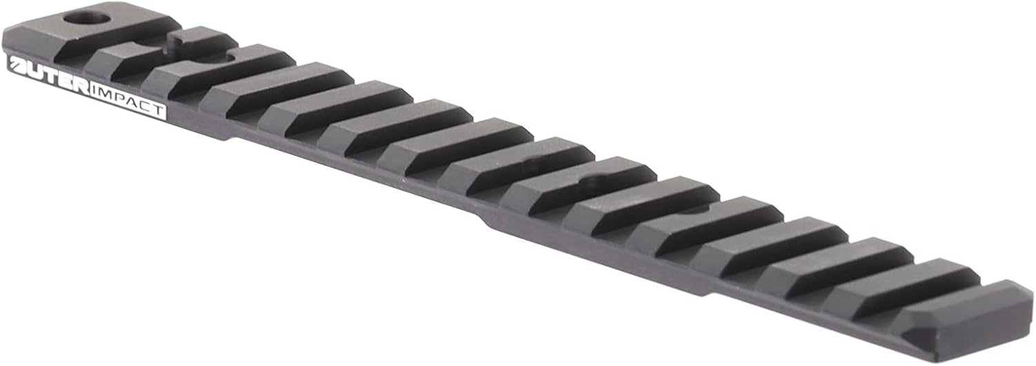 Outerimpact Picatinny Scope Mount (Extended and Reversible) Compatible with Ruger 10/22 Rifles