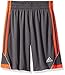 adidas Big Boys' Active Stripe Short, Grey Five, L