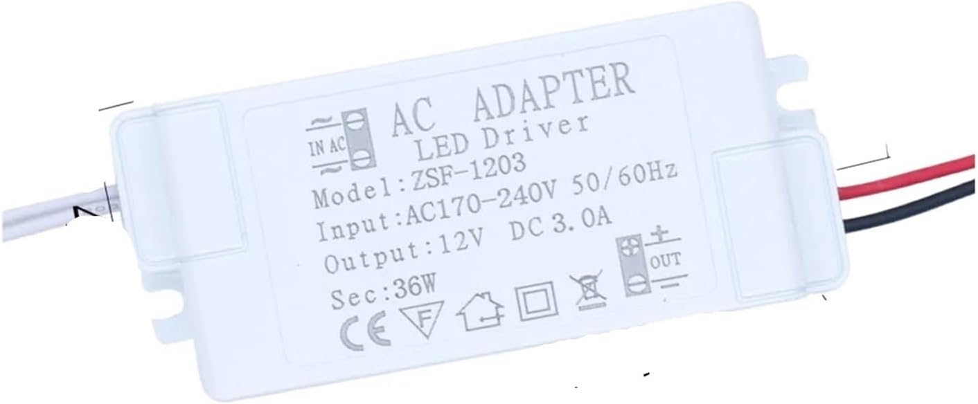 1PCS 12V Power Supply with housing LED Driver Transformer(New 12V 1A 12W)