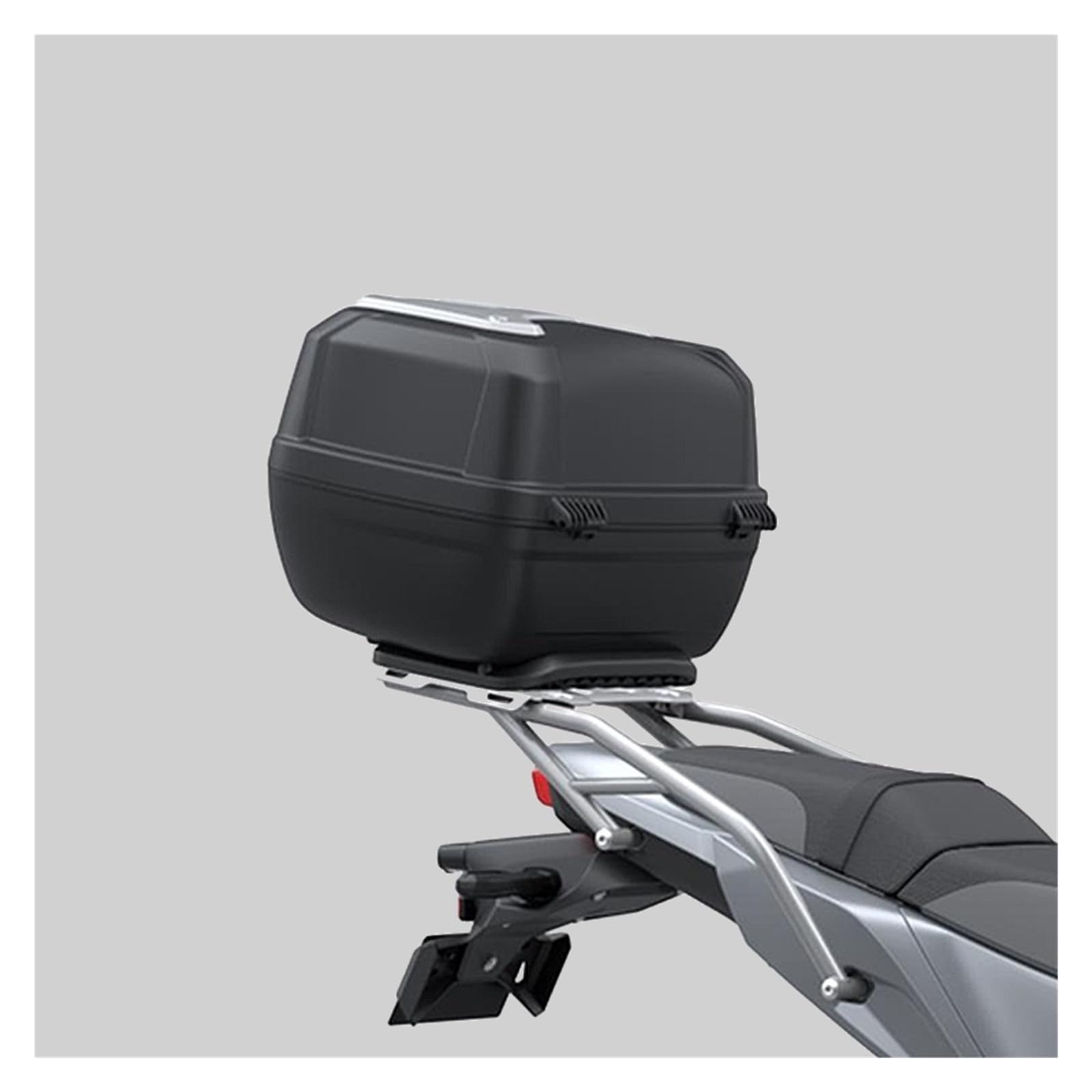 Portaequipajes Traseros para Moto Portaequipajes Trasero para Motocicleta para Kawasaki, alforja de Equipaje Lateral para Soporte de Transporte(Prata)