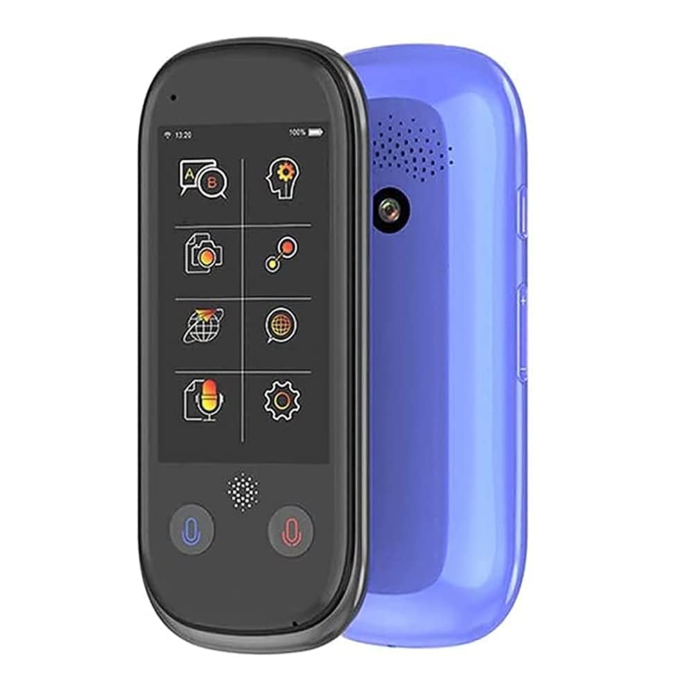 Dispositivo de traducción de idiomas, intérprete de idiomas bidireccional Pantalla táctil de 3,0 pulgadas WiFi/Hotspot/Admite 117 idiomas para más de 200 países Aprendizaje Viajes Negocios Hola Anhelo