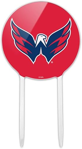 Decoración acrílica de la NHL Washington Capitals para tartas, decoración de fiesta para boda, aniversario, cumpleaños, graduación