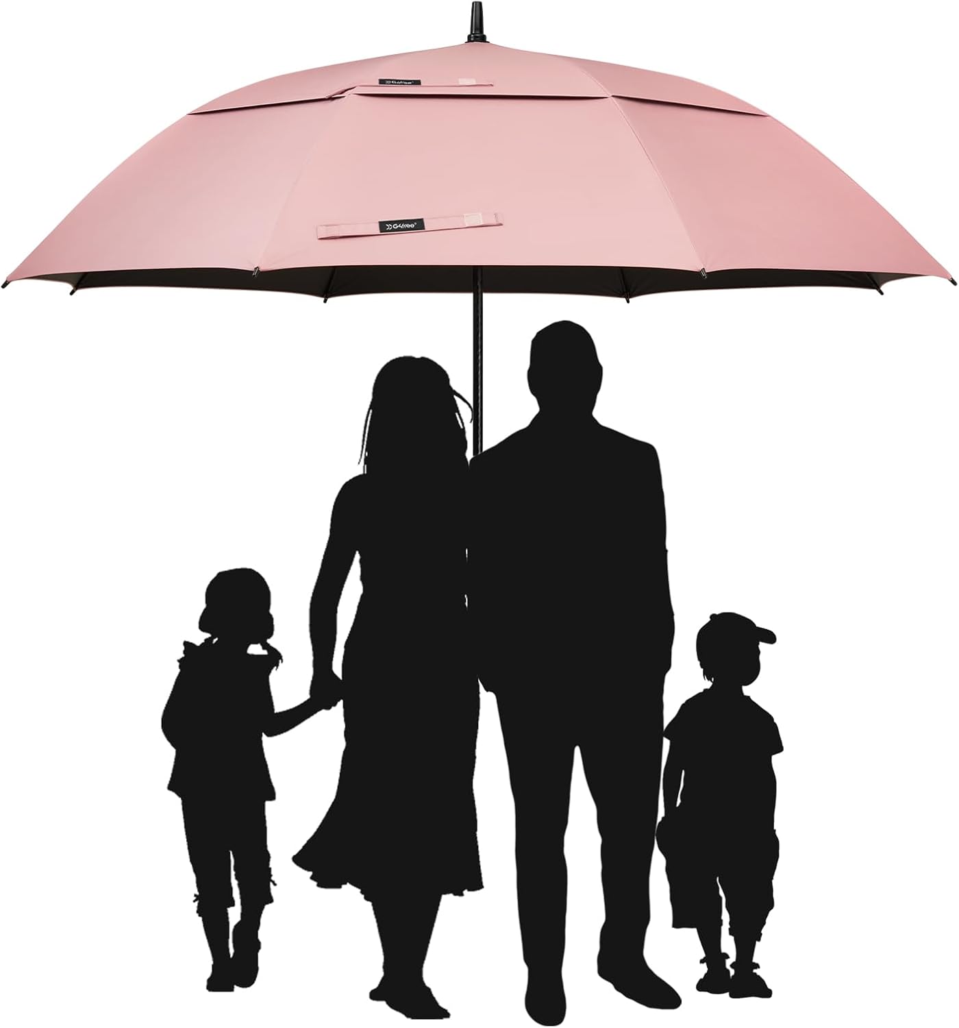 G4Free 47/54/62/68 Inch UV Protection Golf Umbrella Auto Open Vented Double Canopy Oversize Extra Large Windproof Sun Rain Umbrellas