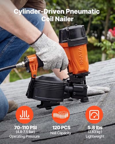 VEVOR Professional Air Roofing Nailer
