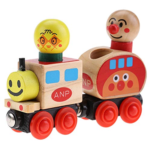 OhhGo Holzeisenbahn Spielzeug Mini Holz Magnet Zug Set für über 3 Jahre alt Jungen und Mädchen – Bild 5