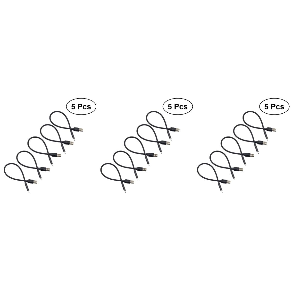 HEMOTON 15pezzi Cavo Usb-c Nylon Intrecciato Di Carica Rapida e Sincronizzazione Dati Compatibile Con Note e Altri Dispositivi Type-c Nero