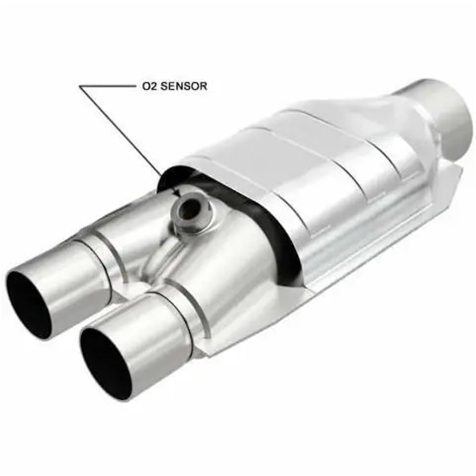 katalizator akcesoria Katalizator filtr Katalizator Euro 4 High Flow 2.0" Uniwersalny z sondą O2 do Forda F-15 z 1996 r.