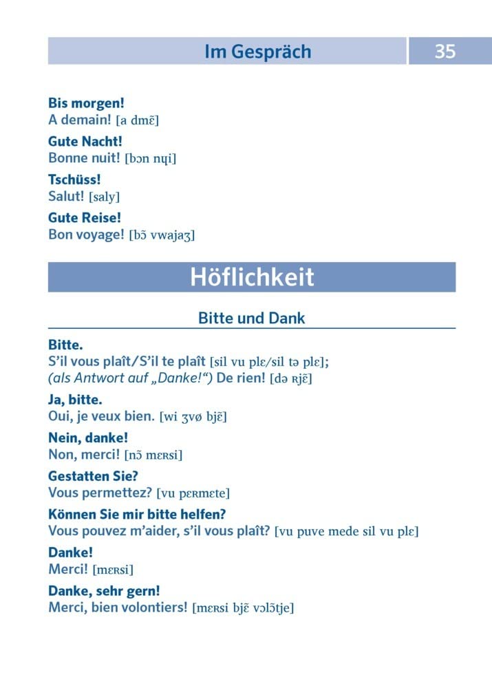 PONS Pocket-Sprachführer Französisch: Alles für die Reise - mit Reisewörterbuch