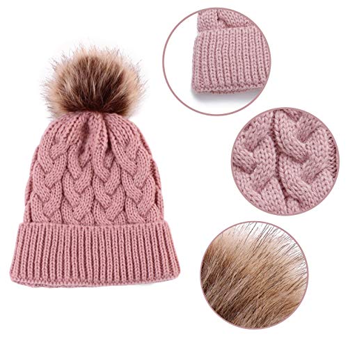 Danmy Baby Beanie Hat, Infant Newborn Toddler Winter Warm Knit Cap For Little Boys Girls thumb #1