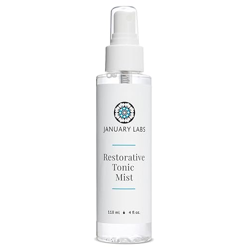 January Labs - Rocío tónico restaurador, tóner facial Hydro Boost para todo tipo de piel, refrescante y ligero antioxidante en aerosol hidratante,