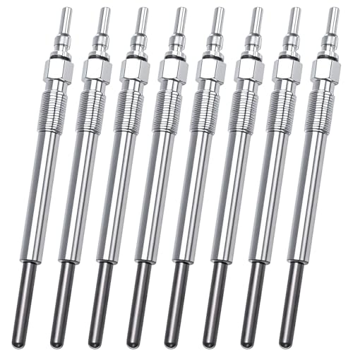 KPALAG Set of 8 Glow Plugs Use with 7.3L Diesel Compatible with Ford E-350/F-250/ F-350/F-450/F-550 Super Duty Excursion 1995-2003 Replace# F4TZ-12A342-BA