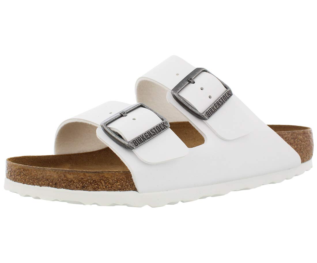 Birkenstock Rio Sandals Girls White/Patent Sandals Shoes — view 23