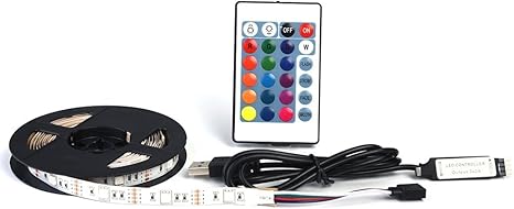 Amazon Co Jp Ledテープライト イルミネーションライト Tvバックライト 5v 1m 2m 3m 4m 5m選べ Rgb Usb接続 リモコン操作 車 服 おもちゃなどに飾れる 屋外 屋内 祝日装飾 パーティー飾り ガーデンライト 切断可能 4m ホーム キッチン