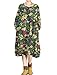Minibee Women's Fashion Random Print Clothing with Pockets Style 8 Green-Fit US S-L