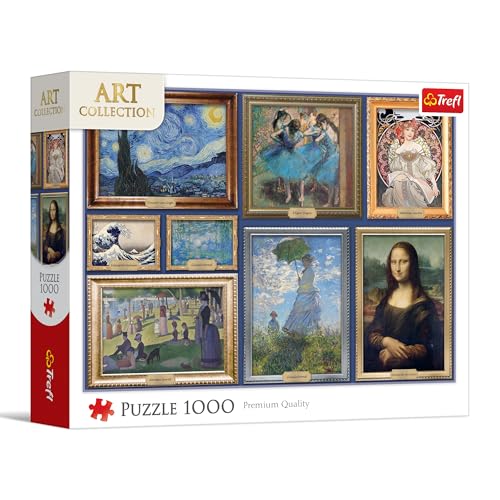 Trefl - Collection Chefs-d'œuvre de l'art - 1000 pièces - Puzzle Artistique, Puzzle Artistique, pour Adultes et Enfants âgés de 14 Ans et Plus