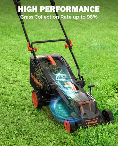 Image of 40V 19 inch Cordless Lawn Mower, Brushless Push Lawn Mower w / 13.2Gal Bag, 98% Grass Collection, 3-Step Quicker Foldable, 6-Position Height Adjustment Meets Various Cutting Needs