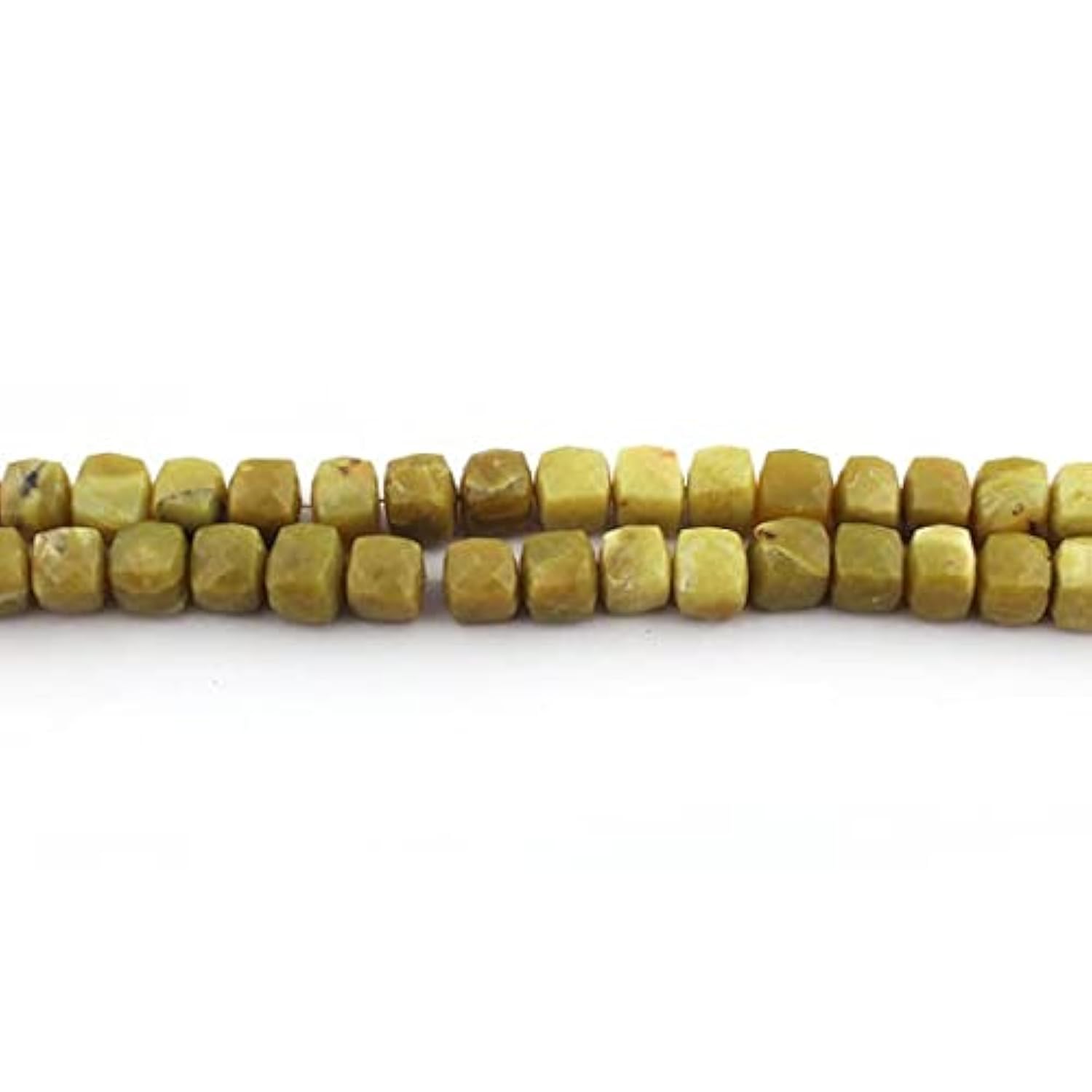 Opale verte perles cubes facettées briolettes pierre naturelle 8" SB2554