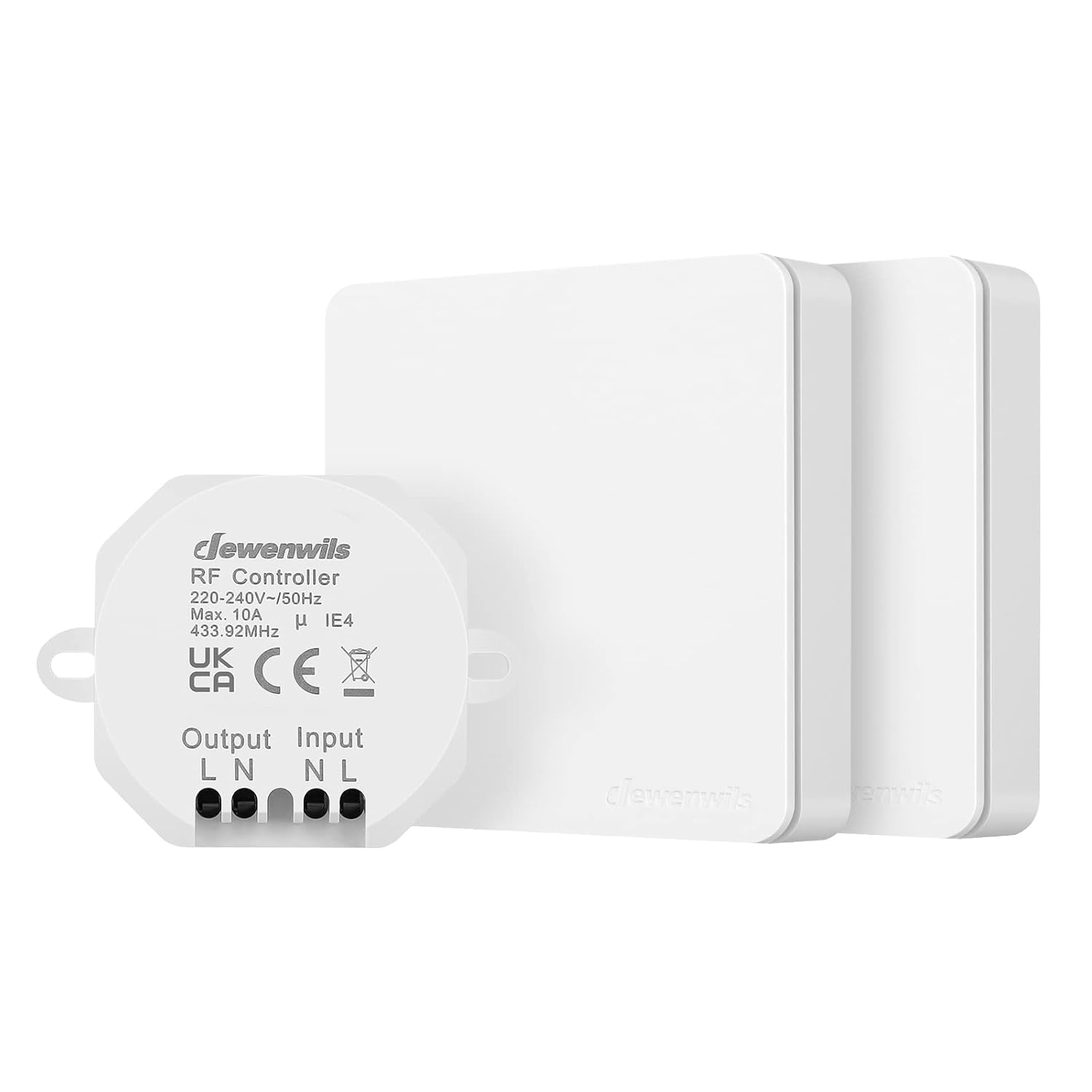 DEWENWILS Wireless Light Switch Kit, Remote Control Light Switch for