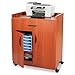 Safco 1852CY Mobile Laminate Machine Stand w/Pullout Drawer 30w x 20-1/2d x 36-1/4h Cherry