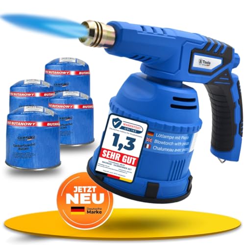 MAGNUM ® Gasbrenner mit Kartusche– Küchenbrenner max. 1300°C...