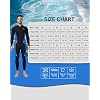 Seaskin Wetsuit Tops for Mens 3mm Front Zipper