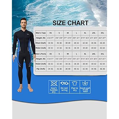 Seaskin Wetsuit Tops for Mens 3mm Front Zipper