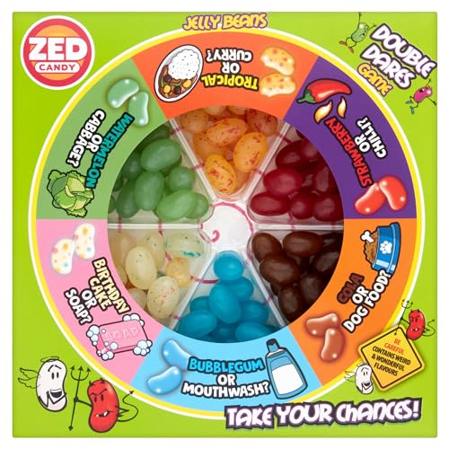 Zed Candy Double Dares jelly beans Candy Game 100g