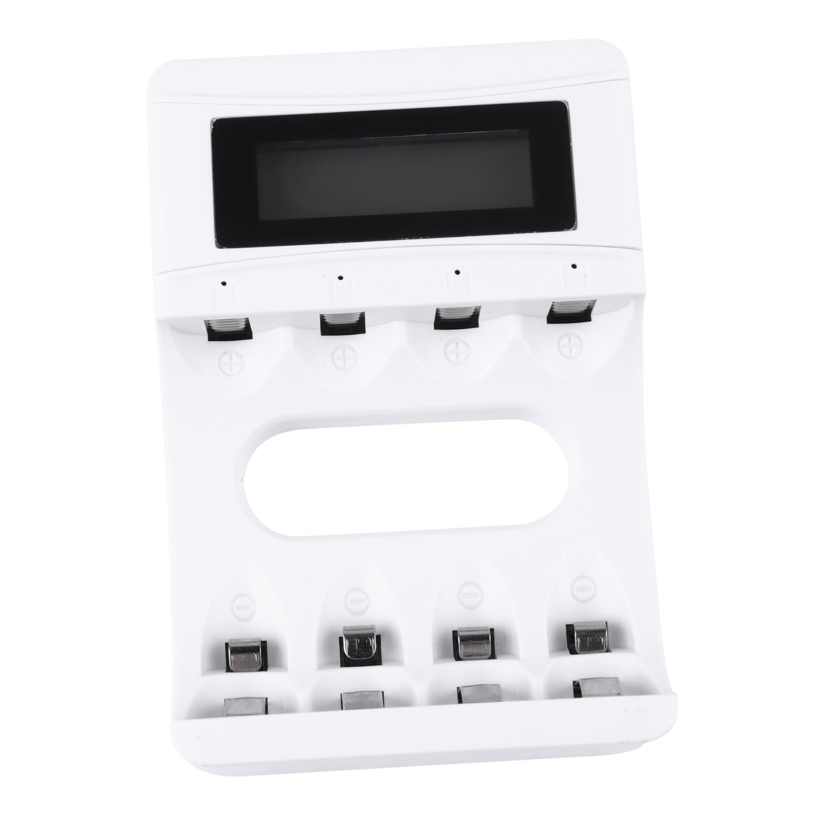 Uonlytech Cargador De Batería Recargable De 3 Piezas Y 4 Bahías con Pantalla LCD para Baterías Recargables C