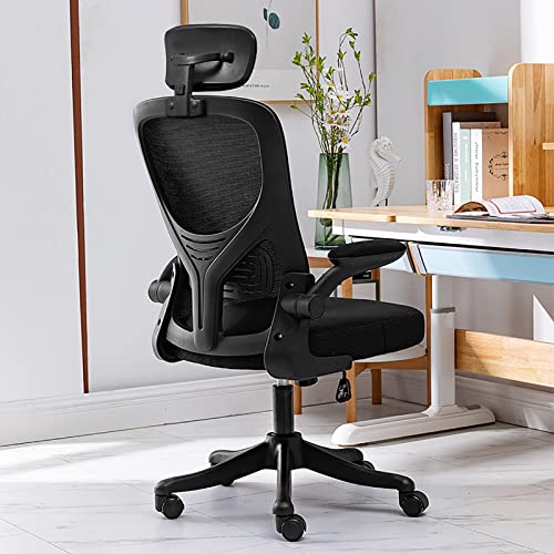 Chaise de jeu ergonomique haut de gamme FLXHSA en filet noir