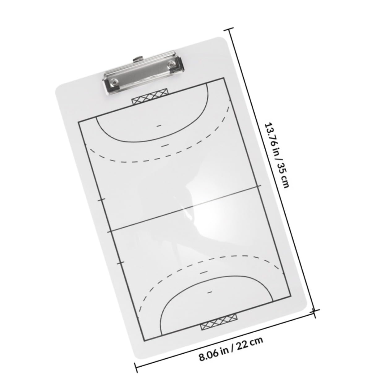POPETPOP Tablero Táctico para Balonmano 2 Piezas, Portapapeles de Pvc Borrable en Seco, Pizarra de Marcador Doble Cara para Entrenamiento y Competición de Balonmano