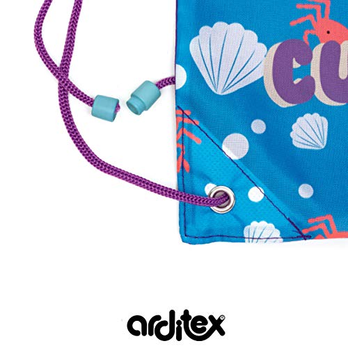 Disney gymtas Frozen meisjes 15 liter polyester lichtblauw - Image 4