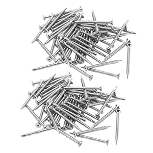 Srliya Edelstahl Kreuzschlitzschrauben 100 Stück