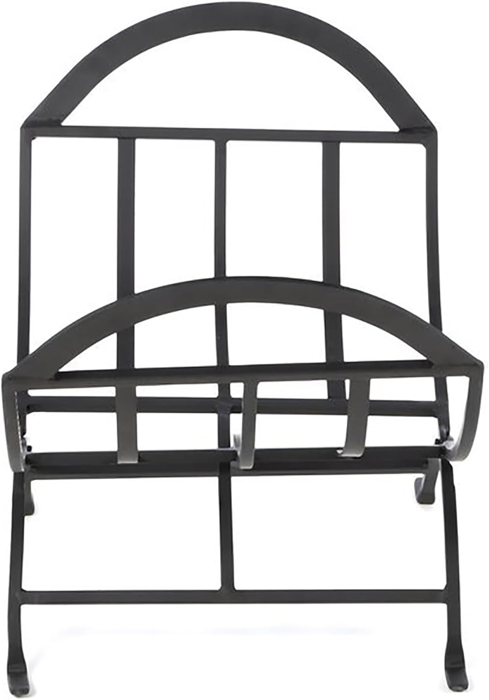 Foldable Fireplace Log Holder for Indoor and Outdoor Use Sturdy Iron Firewood Rack for Easy Storage and Stacking,