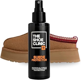 Shoe Clinic Suede Protector | For Use on Shoes, Sneakers, Boots, Heels, Sandals, and More | Long Lasting Coat & Seal, Water & Stain Resistance | (125 ml / 4.2 oz)