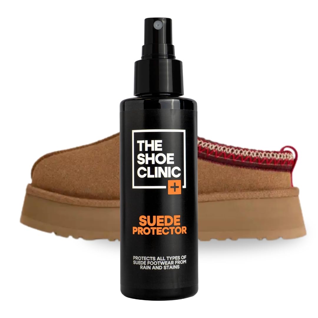 Suede Protector | For Use on Shoes, Sneakers, Boots, Heels, Sandals, and More | Long Lasting Coat & Seal, Water & Stain Resistance | (125 ml / 4.2 oz)