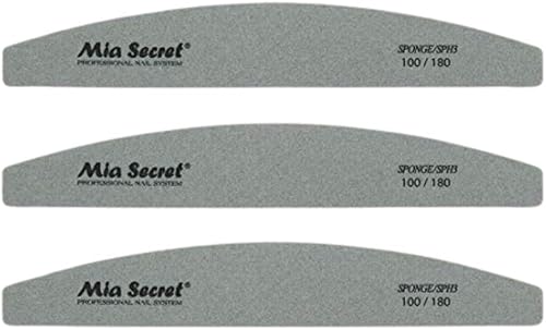 Mia Secret Lima de uñas/Speedy Zebra 1180/180-100/100 Esponja 100/180 – Pick your (100/180 3 Pack)
