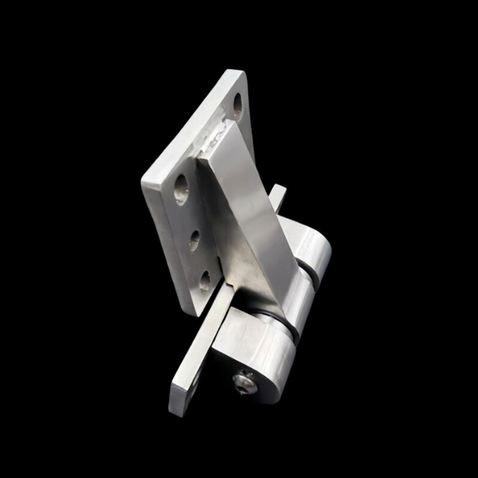 Bisagra de acero inoxidable 304 resistente engrosada, bisagra rodamiento plegable 180° for gabinete distribución industrial puerta grande