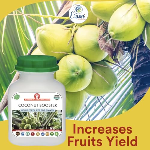 Image of Erwon Coconut Booster Liquid Fertilizer Premium Essential Powerful Liquid Fertilizer for the Best Growth of Coconut Plants with Fruiting Nutrients and Charged Micro-organism. (100 ml)
