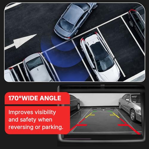 Image of 56038990AA Backup Camera Rear View Camera Compatible with 2013 2014 2015 2016 Dodge Dart，Park Assist Camera Replaces# 56038990AB 56038990AC 1WY78GW7AA