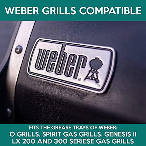 (35 Pack) Drip Pans Compatible With Weber Grills Spirit Gas Grills, Q Grills, Genesis And Genesis Ii Lx 200 300 Series L Disposable Aluminum Foil Grease Trays L Bbq, Roasting, Baking & Cooking #TOP4