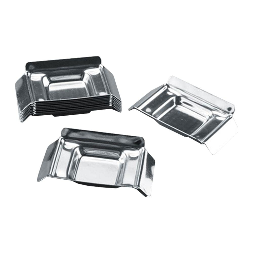 MMLFX 10pcs Stainless Steel Sample Embedding Box Bottom Mold Paraffin Embedding Mold Experiment Chemistry Equipment Laboratory Tools (Size : 24x24x7mm)